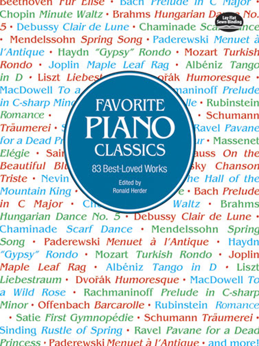Title details for Favorite Piano Classics by Ronald Herder - Available